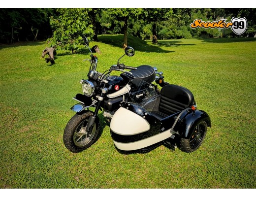 Sidecar Kit for Honda Monkey Black & Ivory Classic Edition